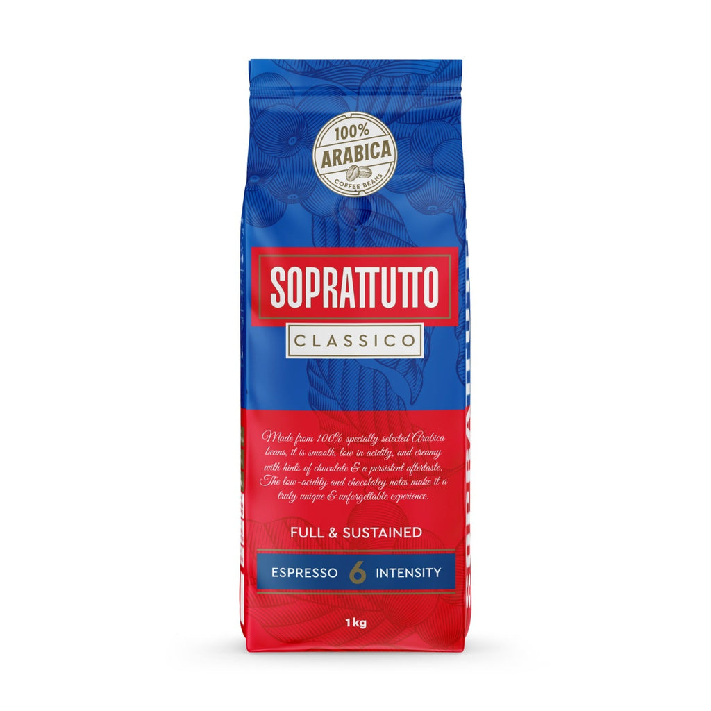 Whole Beans Soprattutto Classico 1kg Espresso 100% Arabica