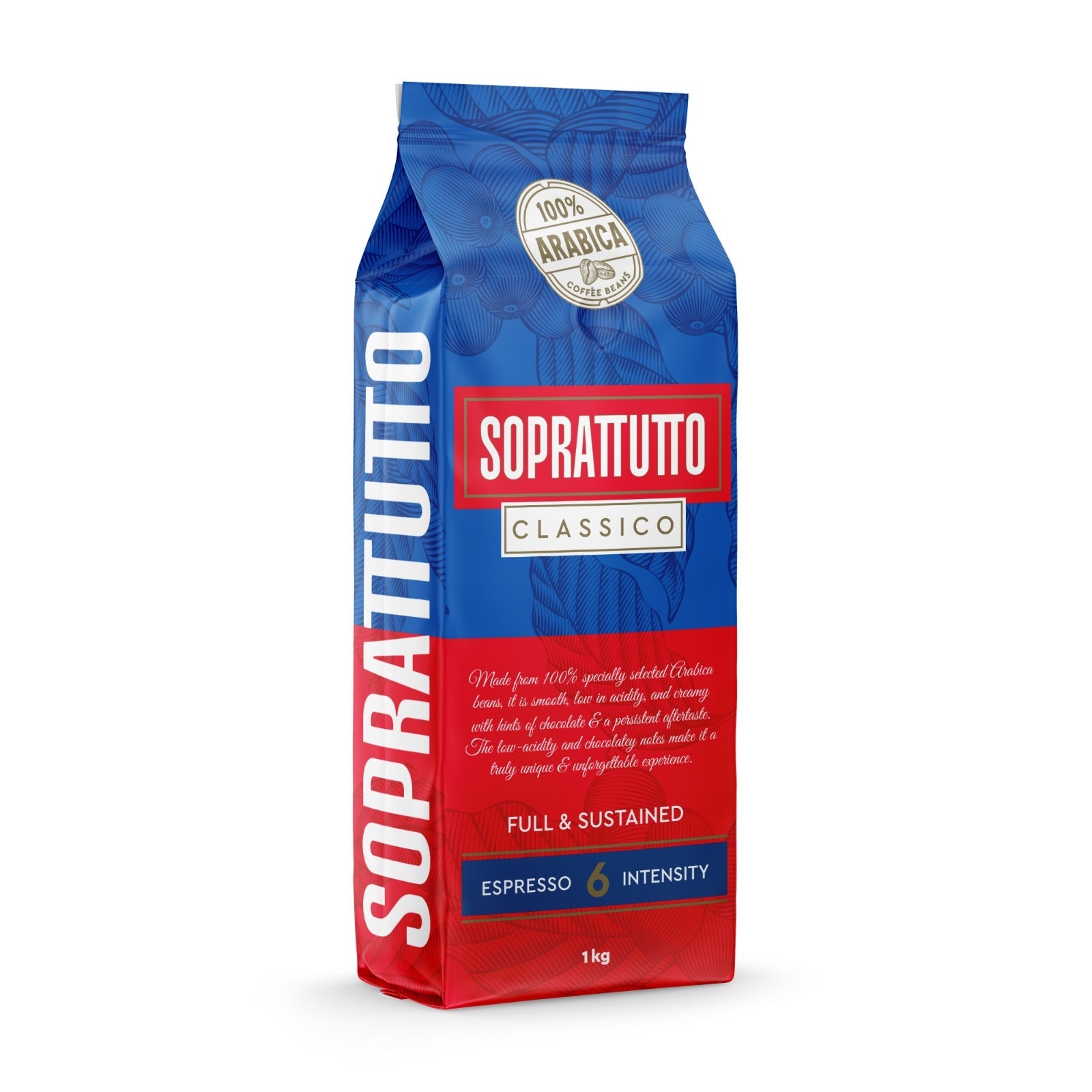 Whole Beans Soprattutto Classico 1kg Espresso 100% Arabica
